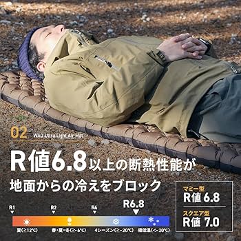 Amazon.co.jp: WAQ Ultra Light AirMat ウルトラライト